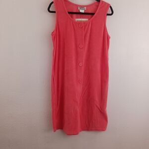 Anthony Richard Pink Swim Cover Up SAMPLE Romper size M